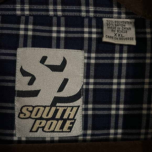South Pole Long Sleeve Button Up Shirt. - Picture 3 of 3